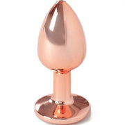 SECRETPLAY - METALL-BUTT-PLUG ROSÉGOLD, KLEINE GRÖSSE 7 CM - ENGEFREUNDE.COM