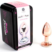 SECRETPLAY - METALL-BUTT-PLUG ROSÉGOLD, KLEINE GRÖSSE 7 CM - ENGEFREUNDE.COM