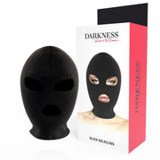 DARKNESS - BDSM-SUBMISSION-MASKE, MUND UND AUGEN SCHWARZ - ENGEFREUNDE.COM