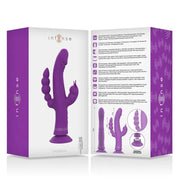 INTENSE - CASANOVA RABBIT SILIKONVIBRATOR DREIFACHMOTOR LILA - ENGEFREUNDE.COM