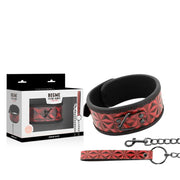 BEGME - RED EDITION PREMIUM VEGANES LEDERHALSBAND MIT NEOPRENFUTTER BEGME RED EDITION