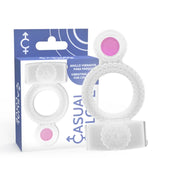 CASUAL LOVE - RING DOPPELTER GENUSS TRANSPARENTER RING - ENGEFREUNDE.COM