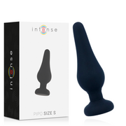 INTENSE - ANALPLUG PIPO S SCHWARZES SILIKON 9,8 CM - ENGEFREUNDE.COM