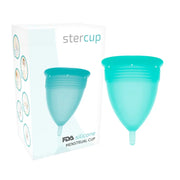 STERCUP - FDA SILIKON-MENSTRUALCUP AQUAMARIN - GRÖSSE L STERCUP