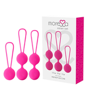 MORESSA - OSIAN SET PREMIUM SILIKON ROSA (Osian One - 51 g | Osian Two - 101 g | Osian Three 85 g) - ENGEFREUNDE.COM