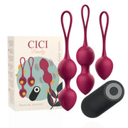 CICI BEAUTY - PREMIUM SILIKON 3 VIBRIERENDE KEGELPERLEN FERNBEDIENUNG - ENGEFREUNDE.COM