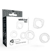 ADDICTED TOYS - C-RING-SET KLAR - ENGEFREUNDE.COM