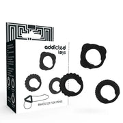 ADDICTED TOYS - C-RING-SET SCHWARZ - ENGEFREUNDE.COM