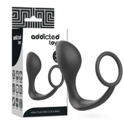 ADDICTED TOYS - ANALPLUG MIT SCHWARZEM SILIKONRING - ENGEFREUNDE.COM