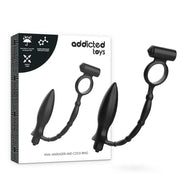 ADDICTED TOYS - ANALPLUG MIT VIBRATIONSRING ADDICTED TOYS