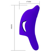 PRETTY LOVE - DELPHINI LEISTUNGSSTARKER DUNKELBLAUER FINGERSTIMULATOR PRETTY LOVE