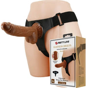 PRETTY LOVE - HARNESS-HOSE UNIVERSAL-HARNESS MIT DILDO MICHEAL 20 CM SCHWARZ - ENGEFREUNDE.COM