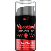 INTT - KRAFTVOLLES INTIMSTIMULIERENDES FLÜSSIGES VIBRATIONSGEL ERDBEERE 15 ML INTT UNISEX AROUSAL GEL