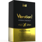 INTT - KRAFTVOLLES INTIMSTIMULIERENDES FLÜSSIGES VIBRATIONSGEL VODKA 15ML INTT UNISEX AROUSAL GEL