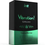 INTT - KRAFTVOLLES INTIMSTIMULIERENDES FLÜSSIGES VIBRATIONSGEL CANNABIS 15ML INTT UNISEX AROUSAL GEL
