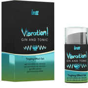 INTT - KRAFTVOLLES INTIMSTIMULIERENDES FLÜSSIGES VIBRATOR-GEL GIN & TONIC 15 ml INTT UNISEX AROUSAL GEL
