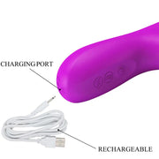 PRETTY LOVE - REESE VIBRATOR MIT LILA ROTATION - ENGEFREUNDE.COM