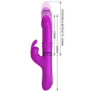 PRETTY LOVE - REESE VIBRATOR MIT LILA ROTATION - ENGEFREUNDE.COM
