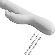 PRETTY LOVE - REESE VIBRATOR MIT SILBERNE ROTATION PRETTY LOVE