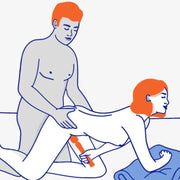 FUN FACTORY - VIM SILIKON WIEDERAUFLADBARER, VIBRIERENDER, GEWICHTETER RUMBLE WAND SUNRISE ORANGE FUN FACTORY