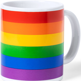 PRIDE - LGBT-FLAGGENBECHER IN EINZELKARTON KRAFT /en/pt/en/fr/it/ PRIDE