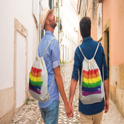 PRIDE - BAUMWOLL-RUCKSACK MIT LGBT-FLAGGE PRIDE