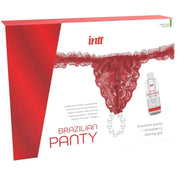 INTT RELEASES - BRASILIANISCHES ROTES HÖSCHEN MIT PERLEN UND SCHMIERGEL 50 ML INTT RELEASES