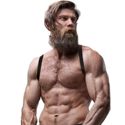 FETISH SUBMISSIVE ATTITUDE - RÜCKENHARNESS AUS ÖKOLEDER FÜR HERREN FETISH SUBMISSIVE ATTITUDE