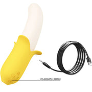 PRETTY LOVE - BANANA GEEK SUPER POWER 7 VIBRATIONEN UP&DOWN SILIKON SCHWARZ - ENGEFREUNDE.COM