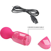 PRETTY LOVE - MAGENTA MINI PERSÖNLICHES MASSAGER - ENGEFREUNDE.COM
