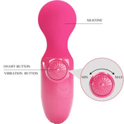 PRETTY LOVE - MAGENTA MINI PERSÖNLICHES MASSAGER - ENGEFREUNDE.COM