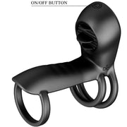 PRETTY LOVE - JAMMY PENIS-HÜLLE 12 VIBRATIONEN MIT WIEDERAUFLADBARER SILIKON-ZUNGE - ENGEFREUNDE.COM