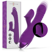 INTENSE - IGGY MULTIFUNKTIONS-WIEDERAUFLADBARER VIBRATOR UP & DOWN MIT KLITORELSTIMULATOR LILA INTENSE FUN