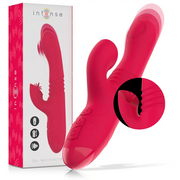 INTENSE - DUA MULTIFUNKTIONS-WIEDERAUFLADBARER AUF- UND AB-VIBRATOR MIT ROTER ZUNGE INTENSE FUN