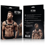 FETISH SUBMISSIVE ATTITUDE - VERSTELLBARER NEOPREN-BRUST-SPORT-HARNESS FÜR MNNER - ENGEFREUNDE.COM