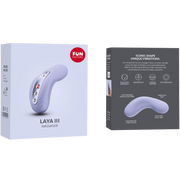 FUN FACTORY - LAYA III WIEDERAUFLADBARER AUFLEGVIBRATOR WEICHES VIOLET FUN FACTORY