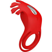 PRETTY LOVE - RUBEN VIBRATORRING 7 VIBRATIONEN SILIKON ROT PRETTY LOVE MALE