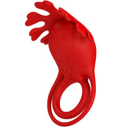 PRETTY LOVE - RUBEN VIBRATORRING 7 VIBRATIONEN SILIKON ROT PRETTY LOVE MALE