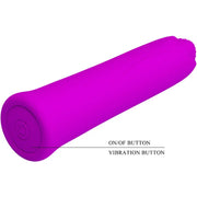 PRETTY LOVE - CURTIS MINI SUPER POWER VIBRATOR 12 LILA SILIKONVIBRATIONEN - ENGEFREUNDE.COM