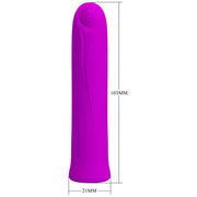 PRETTY LOVE - CURTIS MINI SUPER POWER VIBRATOR 12 LILA SILIKONVIBRATIONEN - ENGEFREUNDE.COM