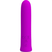 PRETTY LOVE - CURTIS MINI SUPER POWER VIBRATOR 12 LILA SILIKONVIBRATIONEN - ENGEFREUNDE.COM