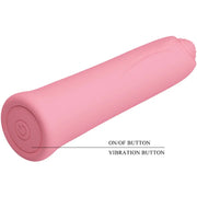 PRETTY LOVE - CURTIS MINI SUPER POWER VIBRATOR 12 ROSA SILIKONVIBRATIONEN - ENGEFREUNDE.COM