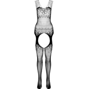 PASSION - ECO COLLECTION BODYSTOCKING ECO BS004 WEISS PASSION WOMAN BODYSTOCKINGS