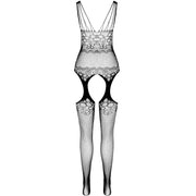 PASSION - ECO COLLECTION BODYSTOCKING ECO BS004 WEISS PASSION WOMAN BODYSTOCKINGS