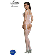PASSION - ECO COLLECTION BODYSTOCKING ECO BS004 WEISS PASSION WOMAN BODYSTOCKINGS
