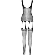 PASSION - ECO COLLECTION BODYSTOCKING ECO BS007 WEISS PASSION WOMAN BODYSTOCKINGS