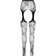PASSION - ECO COLLECTION BODYSTOCKING ECO S001 SCHWARZ PASSION WOMAN GARTER & STOCK