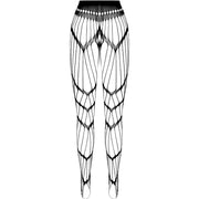 PASSION - ECO COLLECTION BODYSTOCKING ECO S006 SCHWARZ PASSION WOMAN GARTER & STOCK