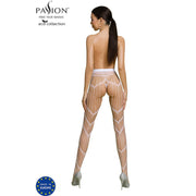 PASSION - ECO COLLECTION BODYSTOCKING ECO S006 SCHWARZ PASSION WOMAN GARTER & STOCK