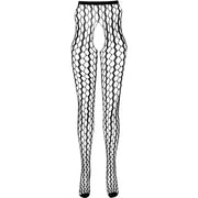 PASSION - ECO COLLECTION BODYSTOCKING ECO S007 SCHWARZ PASSION WOMAN GARTER & STOCK